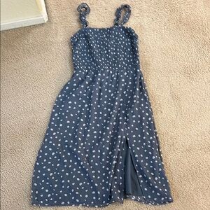 Blue Polka Dot Dress